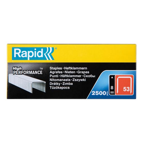 Rapid Tools Staples 53/8mm Box 2500