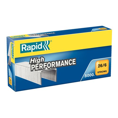 Rapid Staples Strong 26/6mm Box 5000