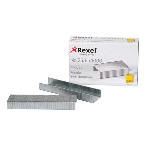 Rexel Staples 26/6mm Box 1000