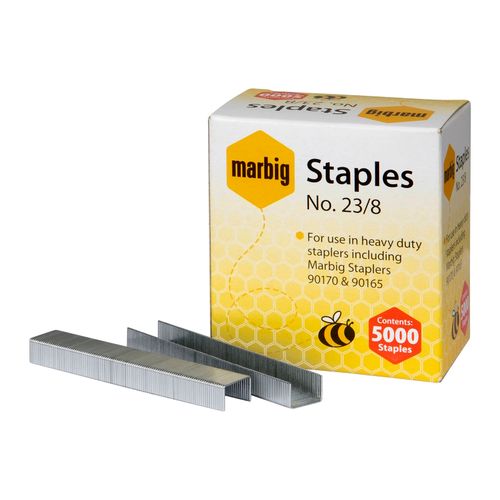 Marbig Heavy Duty Staples 23/8 Up to 45 Sheets Pack 5000