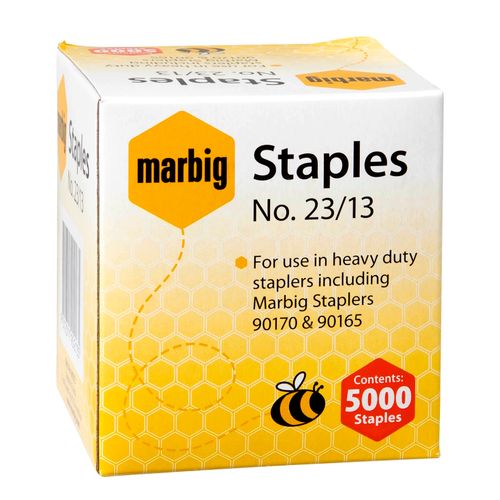 Marbig Heavy Duty Staples 23/13 Up to 100 Sheets Pack 5000