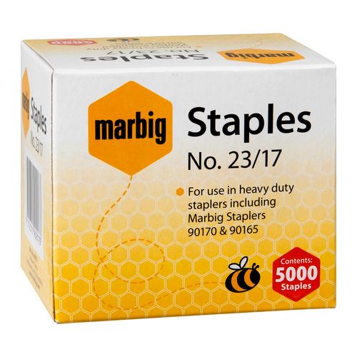 Marbig Heavy Duty Staples 23/17 Up to 150 Sheets Pack 5000