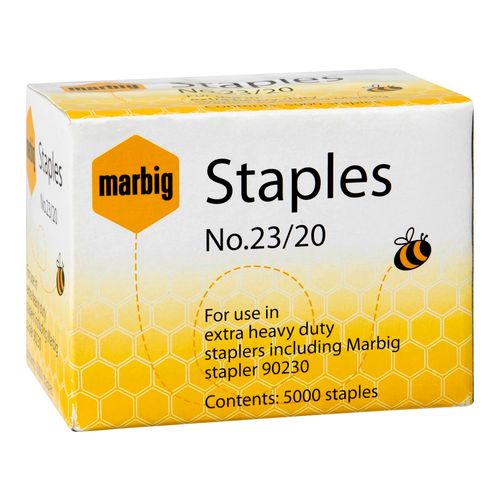 Marbig Heavy Duty Staples 23/20 Up to 180 Sheets Pack 5000