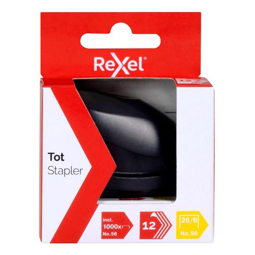 RexelTot Stapler Mini Black