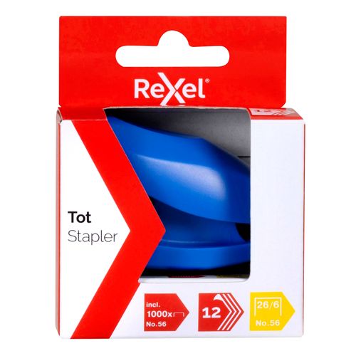 RexelTot Stapler Mini Blue