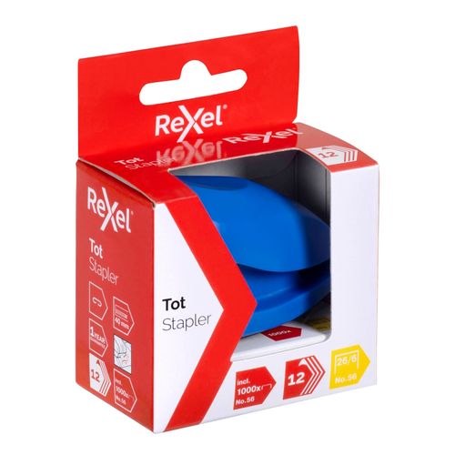 RexelTot Stapler Mini Blue