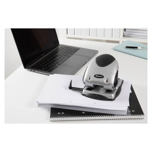 Rexel Hole Punch P240 2 Hole 40 Sheet Capacity Silver/Black