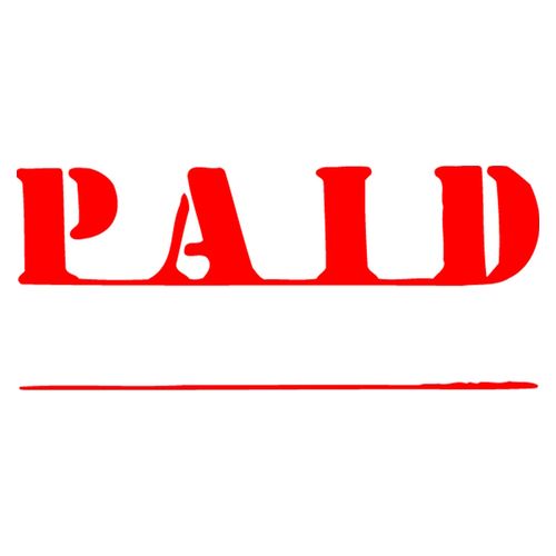 X-Stamper Stamp 1221 Paid Red
