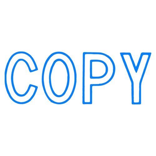 X-Stamper Stamp 1006 Copy Blue