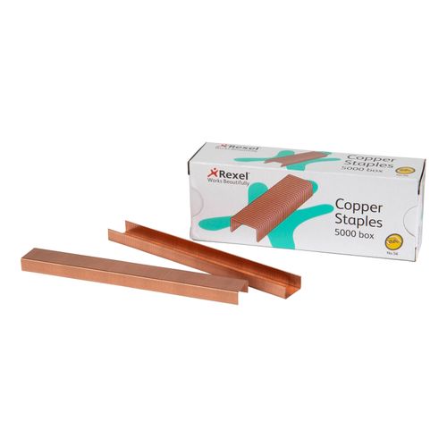 Rexel Staples Copper 26/6mm Box 5000