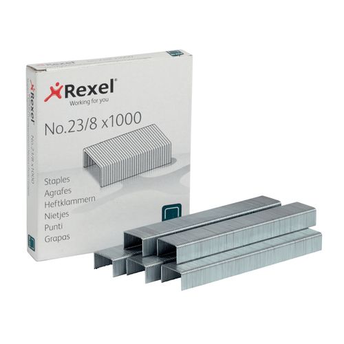 Rexel Staples 23/8mm Box 1000