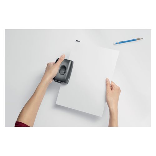 Rapid Eco Hole Punch 2 Hole 20 Sheet Black