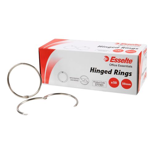 Esselte Hinged Rings No.3 50mm Box 50