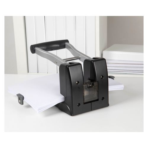 Rexel Hole Punch 2h 100 Sheet Power Black/Silver