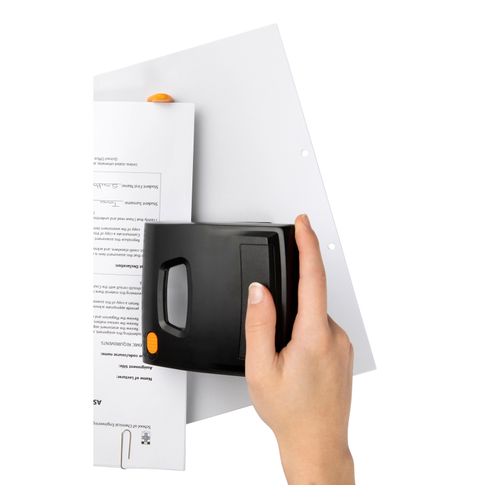 Marbig Low Force Hole Punch 2 Hole 30 Sheet Capacity Black