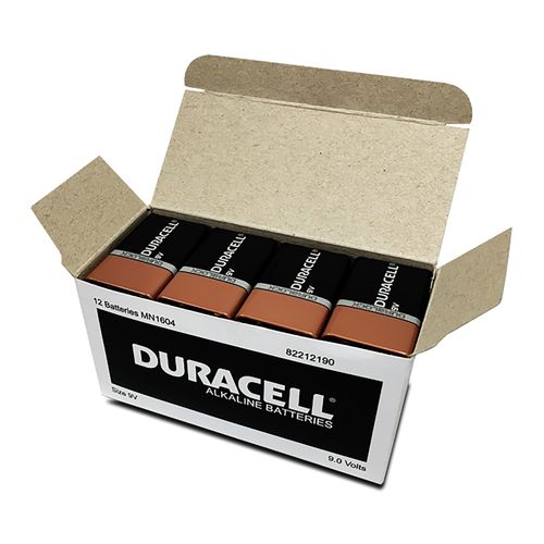 Duracell Battery Coppertop 9V Box 12