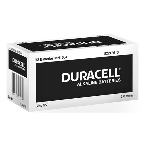 Duracell Battery Coppertop 9V Box 12