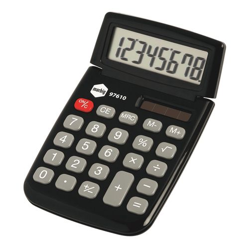 Marbig Calculator Pocket 8 Digit Dual Power