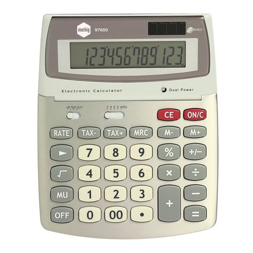 Marbig Calculator Desktop 12 Digit Gst