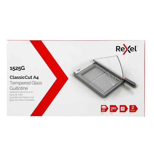 Rexel Classiccut Guillotine 1525G Glass A4