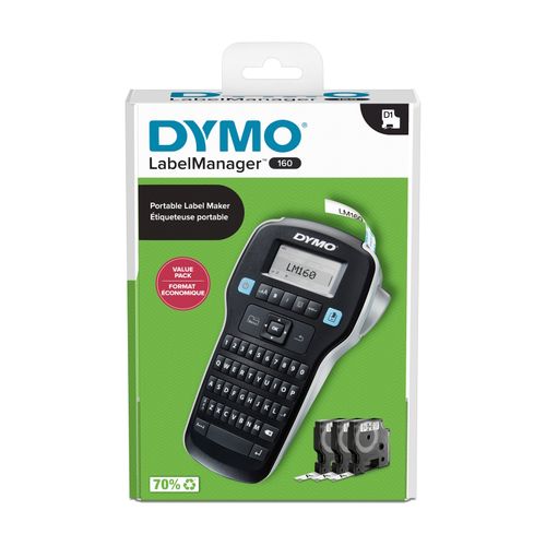 Dymo Labelmanager Handheld Label Maker 160P Value Pack