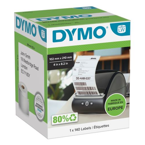 Dymo Labelwriter 5XL DHL Labels 102x210mm White