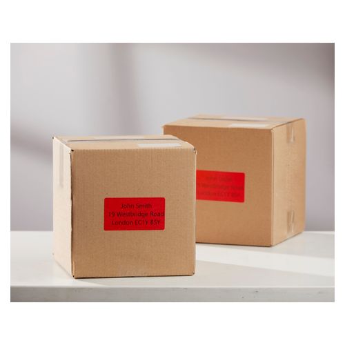 Dymo LabelWriter Shipping Labels 54x101mm Red