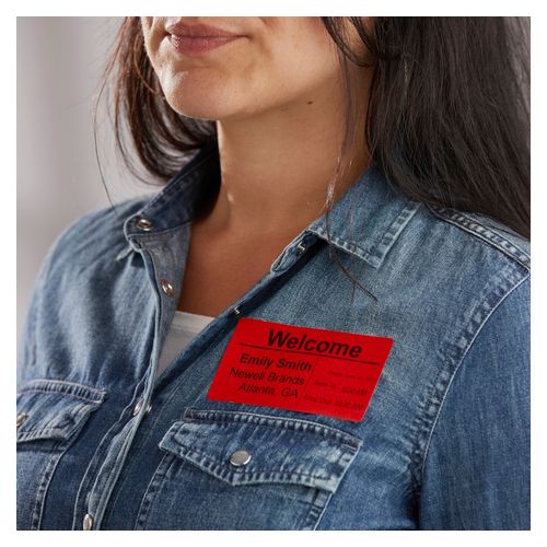 Dymo LabelWriter Shipping Labels 54x101mm Red