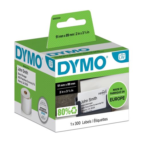 Dymo Name Badge (Non-Adhesive) 51x89mm