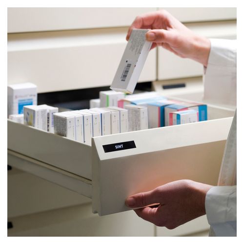 Dymo Labelling Tape D1 SD45021/S0720610 12mm x 7M White On Black