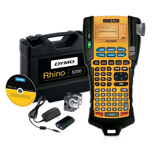 DYMO Rhino 5200 Industrial Hard Case Kit Label Machine