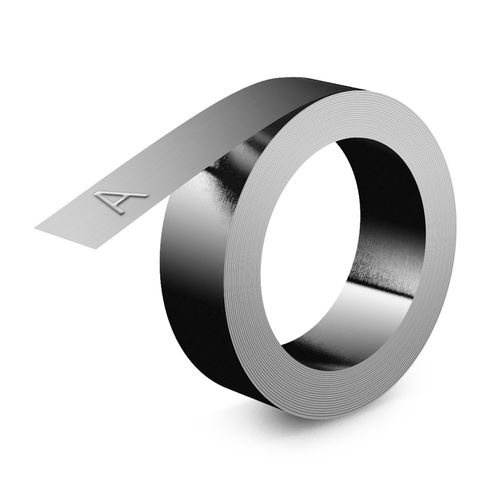 Dymo Rhino Tape Stainless Steel Non-Adhesive 12mm x 7M Pack 10
