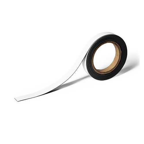 Durable Magnetic Labelling Tape 20mm x 5M White