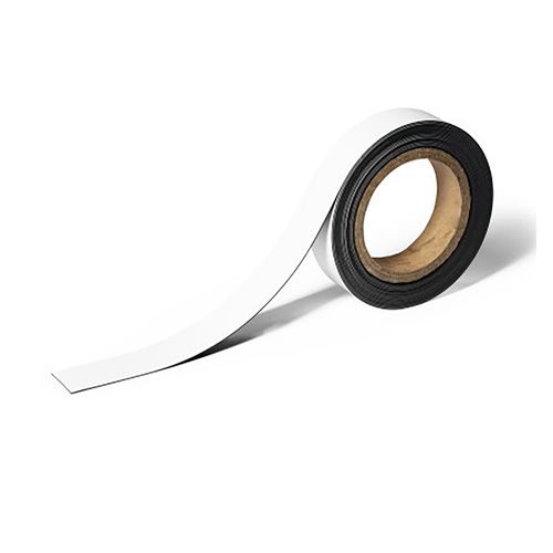 Durable Magnetic Labelling Tape 30mm x 5M White