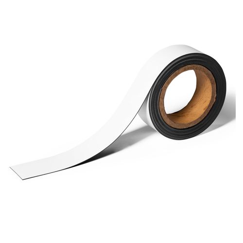 Durable Magnetic Labelling Tape 40mm x 5M White