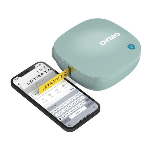 Dymo Letratag 200B Label Printer Portable With Bluetooth Daydream Blue