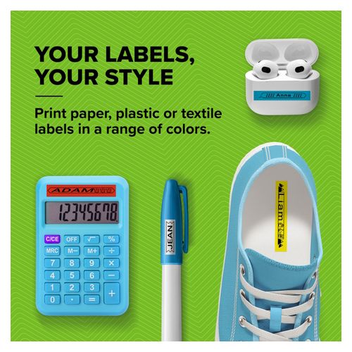 Dymo Letratag 200B Label Printer Portable With Bluetooth Daydream Blue