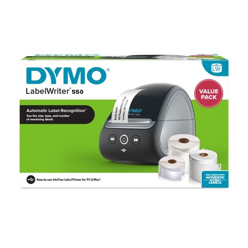 Dymo Label Printer LabeLWriter LW550 Bundle