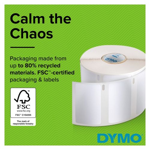 Dymo LabelWriter Return Address Labels 25x54mm White Bulk Pack 24