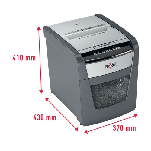 Rexel Optimum Autofeed Shredder 50X Cross Cut