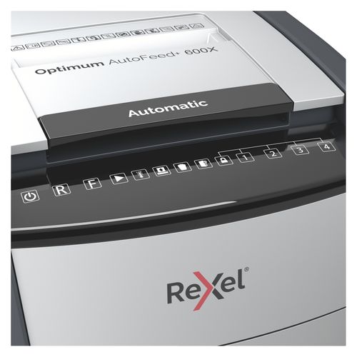 Rexel Optimum Autofeed Shredder 600X Cross Cut