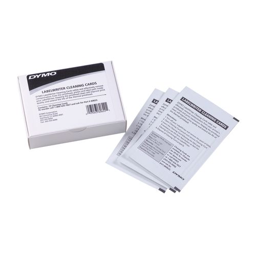Dymo Label Writer Cleaning Cards Box 10