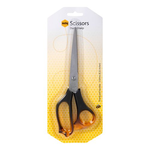 Marbig Dura Sharp Scissors 210mm Amber