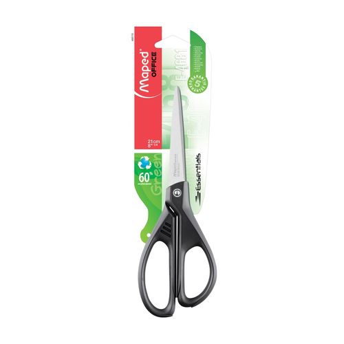 Maped Essentials Green Scissors 21cm