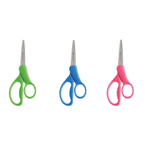 Westcott Student Antimicrobial 152mm (6') Scissor Assorted Colours Box 12