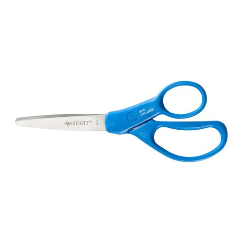 Westcott 178mm (7') Bulk Blue Antimicrobial Scissor - Sold Each (30 per Box)