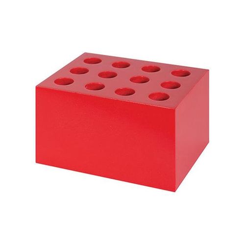 ColourSorts Classroom Organisers by Zart: Scissor & Brush Storage Block Red