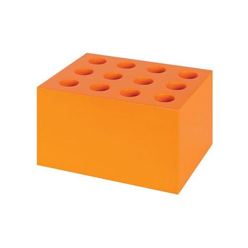 ColourSorts Classroom Organisers by Zart: Scissor & Brush Storage Block Orange
