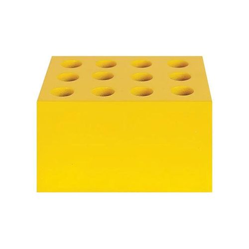 ColourSorts Classroom Organisers by Zart: Scissor & Brush Storage Block Yellow