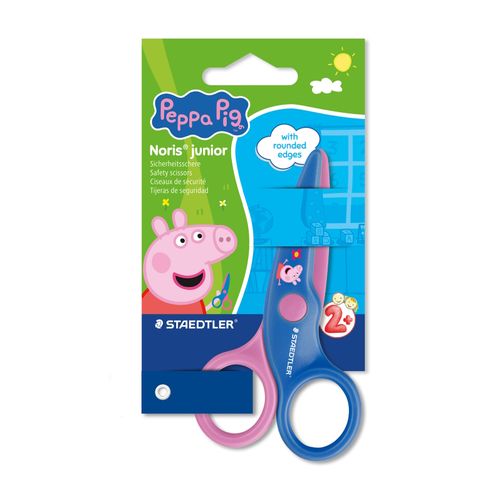 Staedtler Peppa Pig Noris Junior Safety Scissors 10cm Blue/Pink